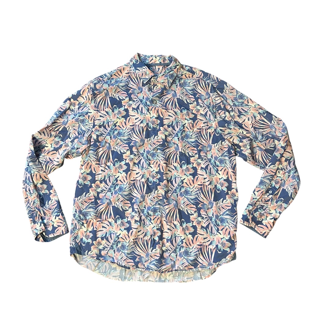 Tommy Bahama Men’s Large Floral Button Down Long Sleeve